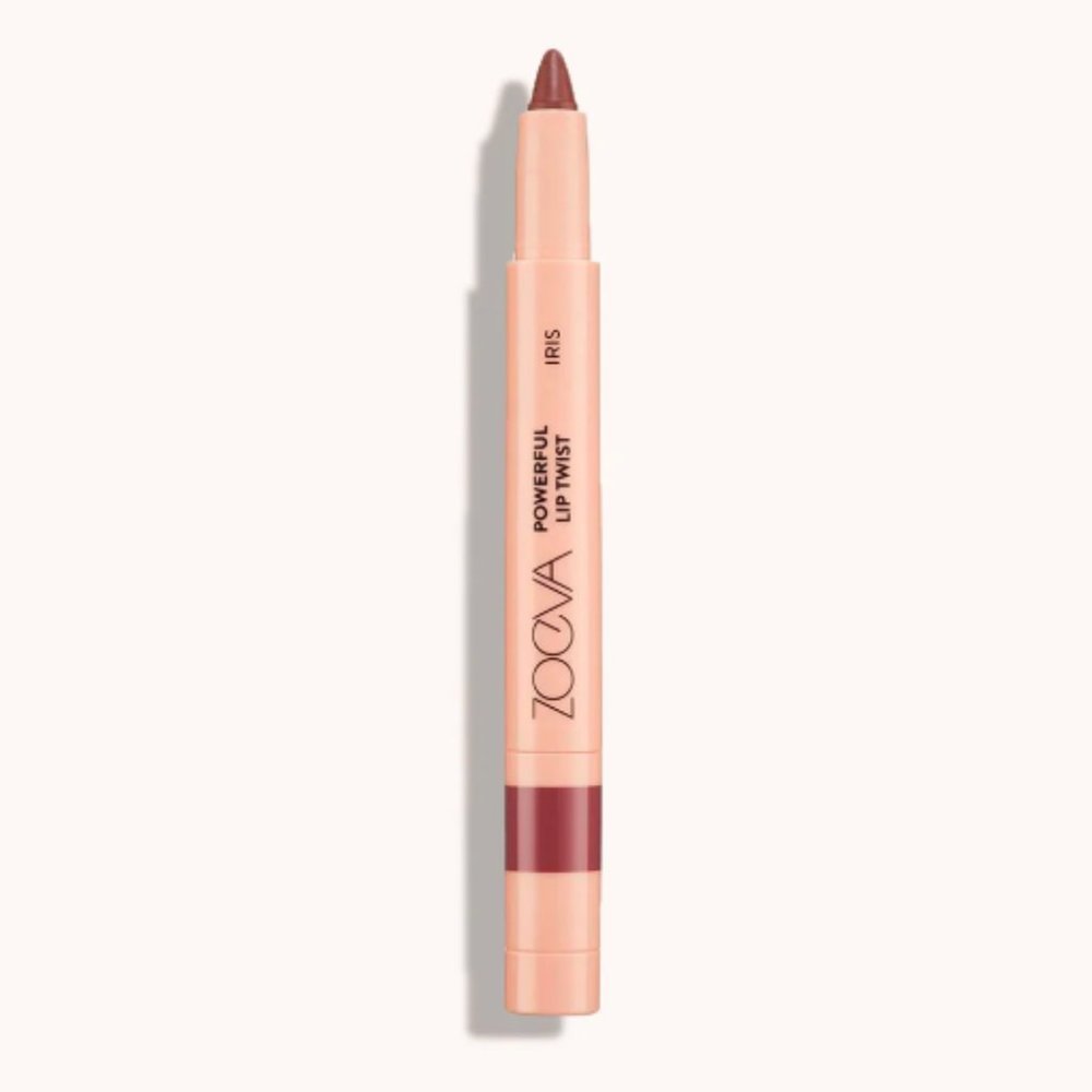 ZOEVA Powerful Lip Twist Lipstick Lip Liner & Crayon Iris Dusty maroon 0.7g New